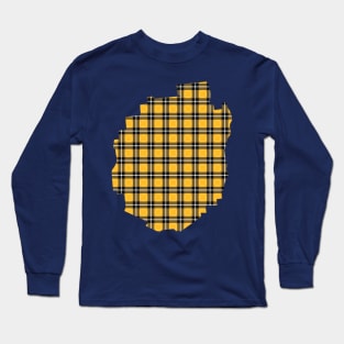 Yellow Plaid Adirondack Park Long Sleeve T-Shirt